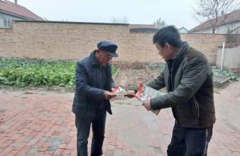 冬季安全用煤、安全用火宣傳彩頁(yè)發(fā)放宣講